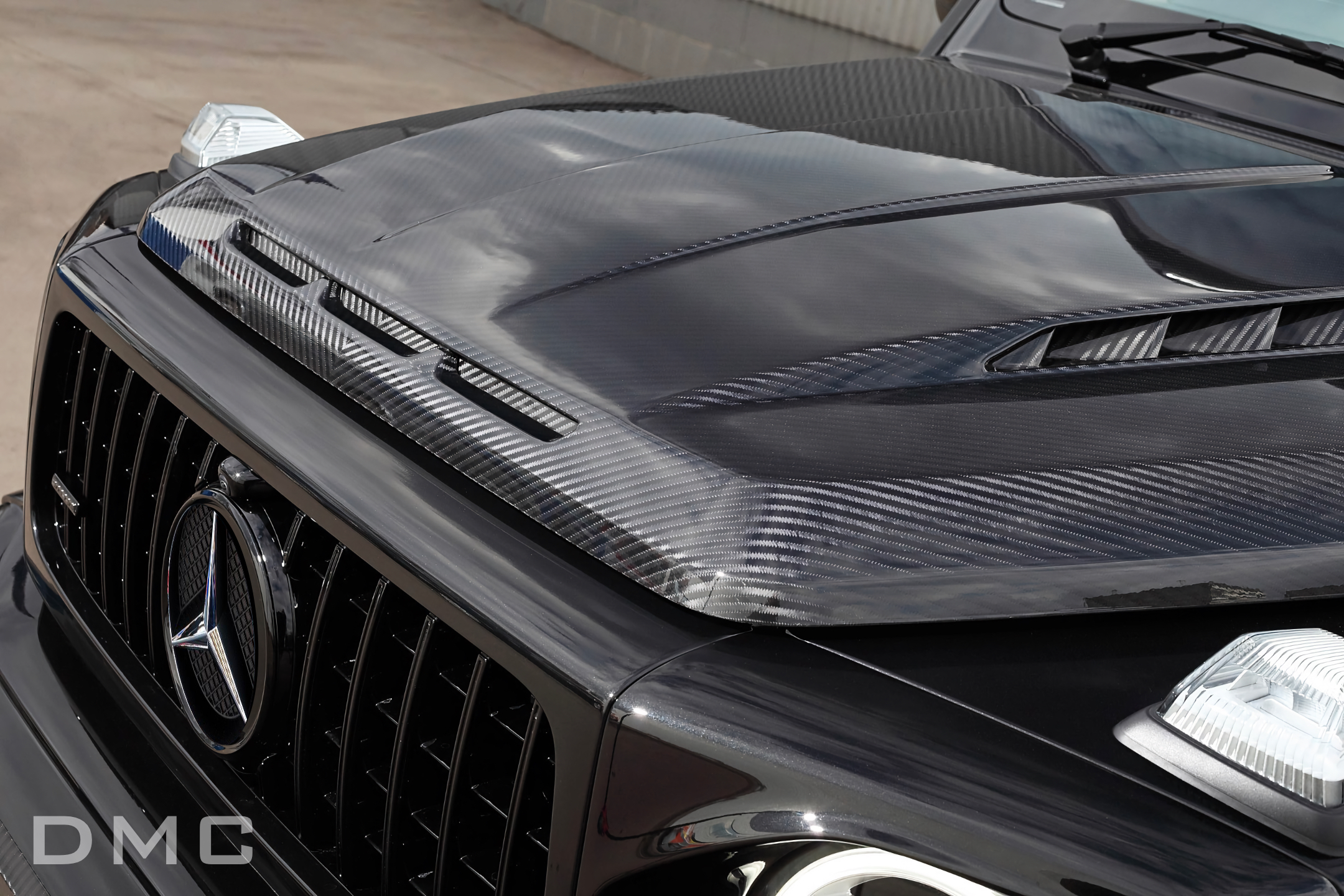 Mercedes Benz: G Class W463A: Forged Carbon Fiber Front Hood: OEM  Replacement Bonnet: Fits all 2019+ G Wagon, AMG G63 & G500 W464 - DMC