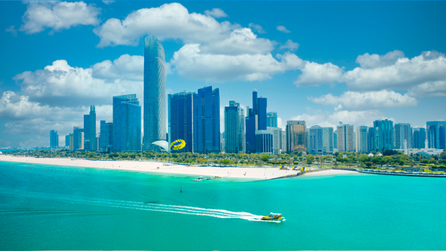 Arriving in Abu Dhabi