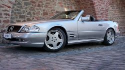 Mercedes Benz AMG SL W129 R129 Carbon Fiber Front Bumper for the OEM AMG Body Kit V3 III