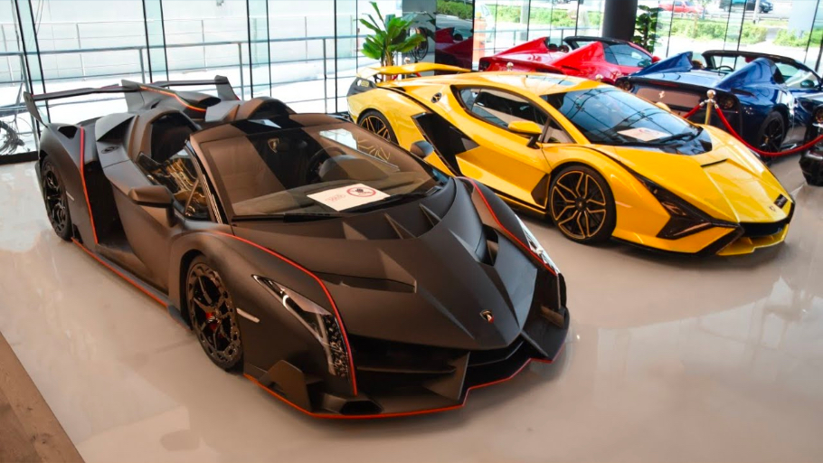 Dubai biggest supercar showroom