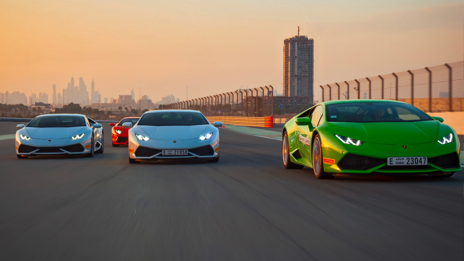 Dubai to AbuDhabi Rally Starts