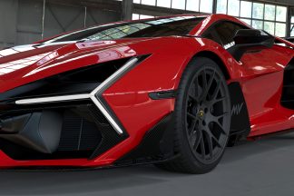 Lamborghini Revuelto Carbon Fiber Front Lip Splitters