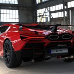 Lamborghini Revuelto Carbon Fiber Rear Wing Spoiler Molto Veloce by DMC