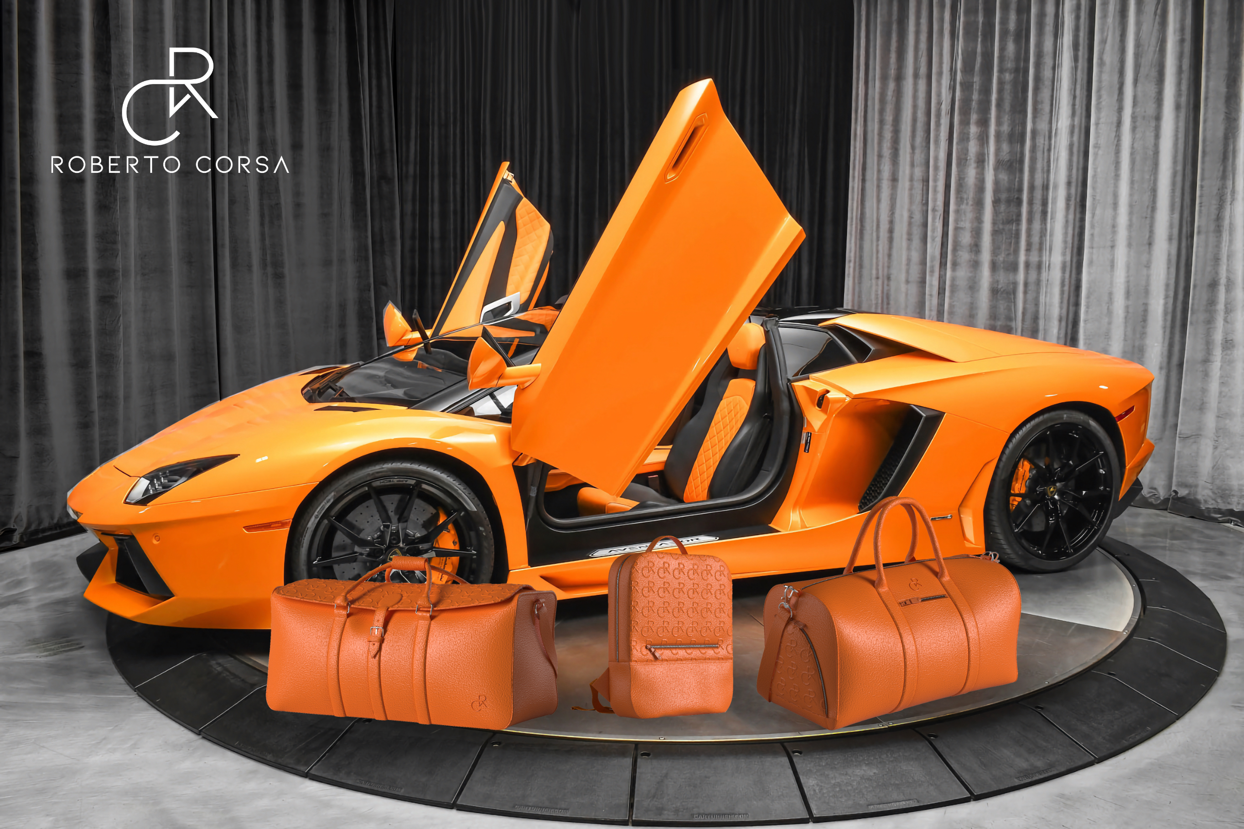 Lamborghini Aventador S Travel Bag Set: Duffle Bag, Back-Pack & Rolling  Carry-On Trolley Luggage: Fits into the OEM Roadster - DMC