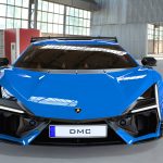 Lamborghini Revuelto "Schuhmacher" Edition Front Bumper Center Sword Carbon Fiber Front On View