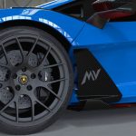 Lamborghini Revuelto Carbon Fiber Door Guards Side View Close up