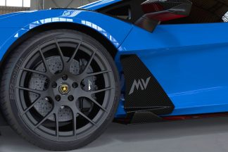 Lamborghini Revuelto Carbon Fiber Door Guards Side View Close up