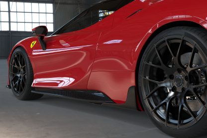 Ferrari SF90 FXX Carbon Fiber Side Skirts