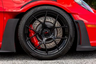 Porsche 992 GT3RS Carbon Fiber Side Skirts and Front Bumper Flaps Package