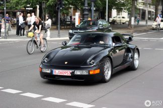 DMC Porsche 964 Carbon Fiber Front Fenders Small Headlights