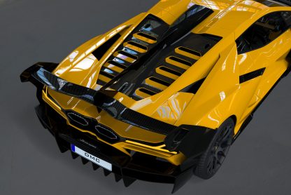 DMC Lamborghini Revuelto E-GT Side Fascia Carbon Fiber Engine Motor Bonned and Air Scoop Hood