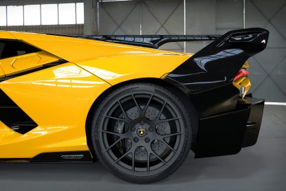 DMC Lamborghini Revuelto E-GT Rear Quarter Carbon Fiber Rear Wing Spoiler and Diffuser