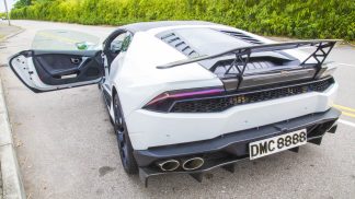 DMC Lamborghini Huracan Carbon Fiber Rear Wing Spoiler