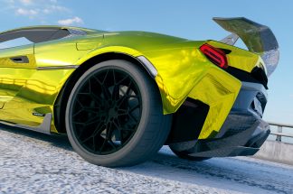 DMC Lamborghini Temerario Carbon Fiber Rear Wing, Side Skirt and Rear Diffuser
