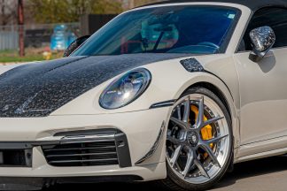 DMC Porsche 992 Turbo S Forged Carbon Fiber Front Bumper Carnards
