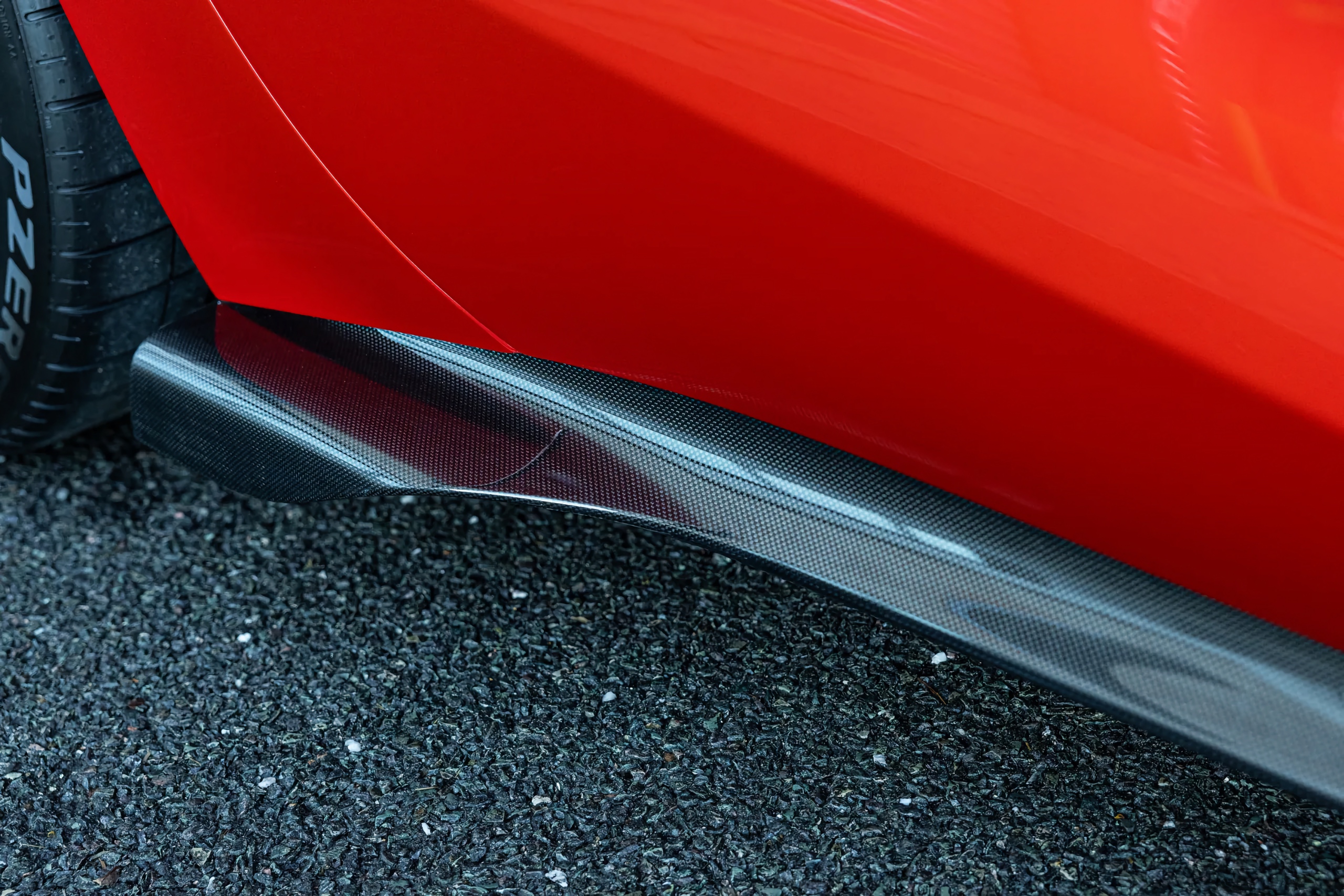 Ferrari 812 Competizione Side Skirts Carbon Fiber