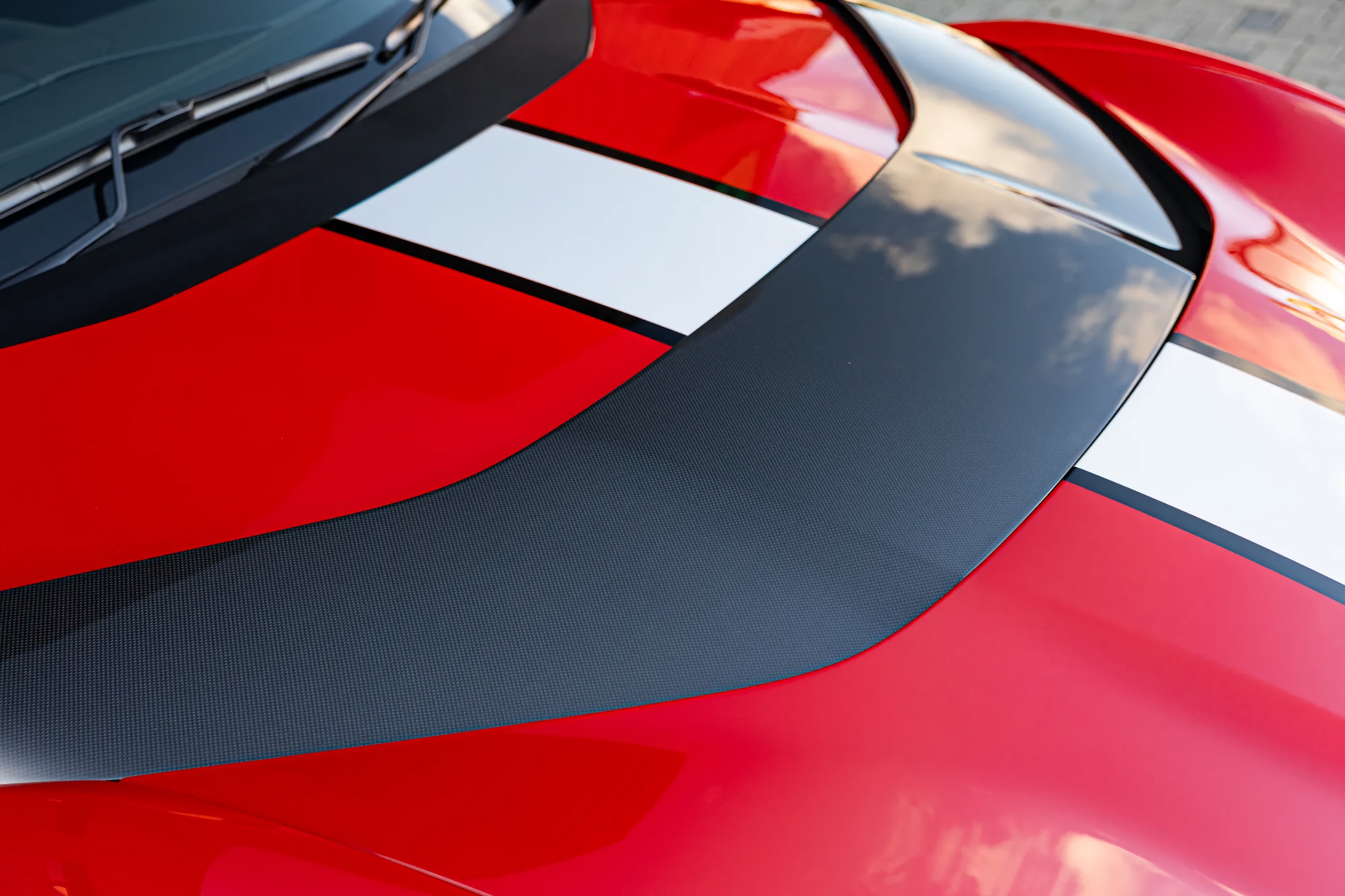 Ferrari 812 Competizione Carbon Fiber Engine Cover / Front Hood Bonnet