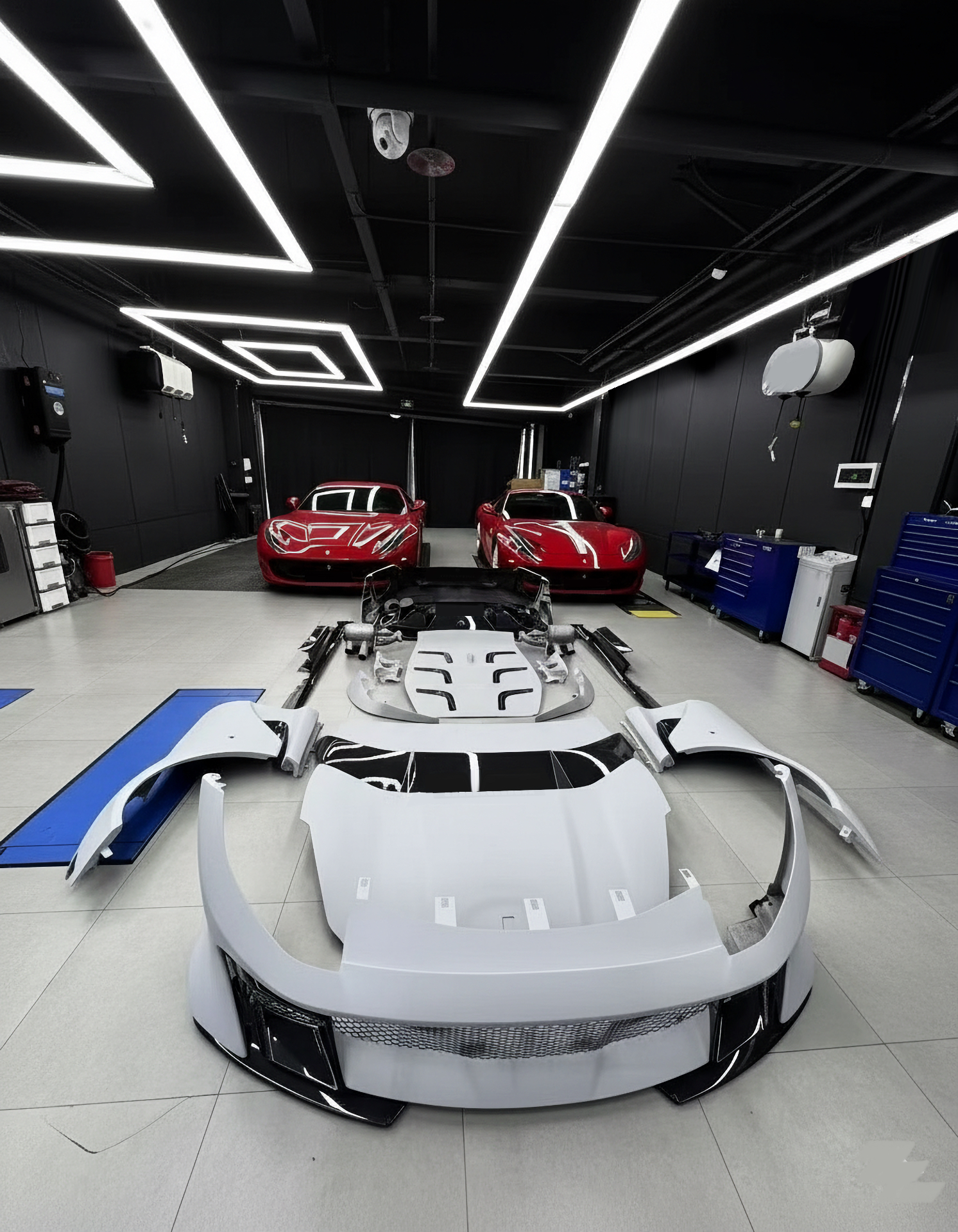 Ferrari 812 Competizione Facelift Body Kit Carbon Fiber , Front Hood