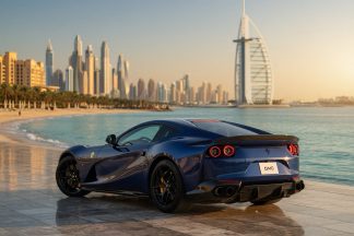 Carbon Fiber Rear Wing Spoiler for the Ferrari 812 SF Superfast