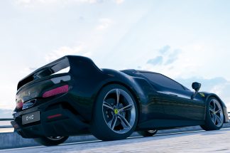 Ferrari 296 F40 Hommage Carbon Fiber Rear Wing Spoiler