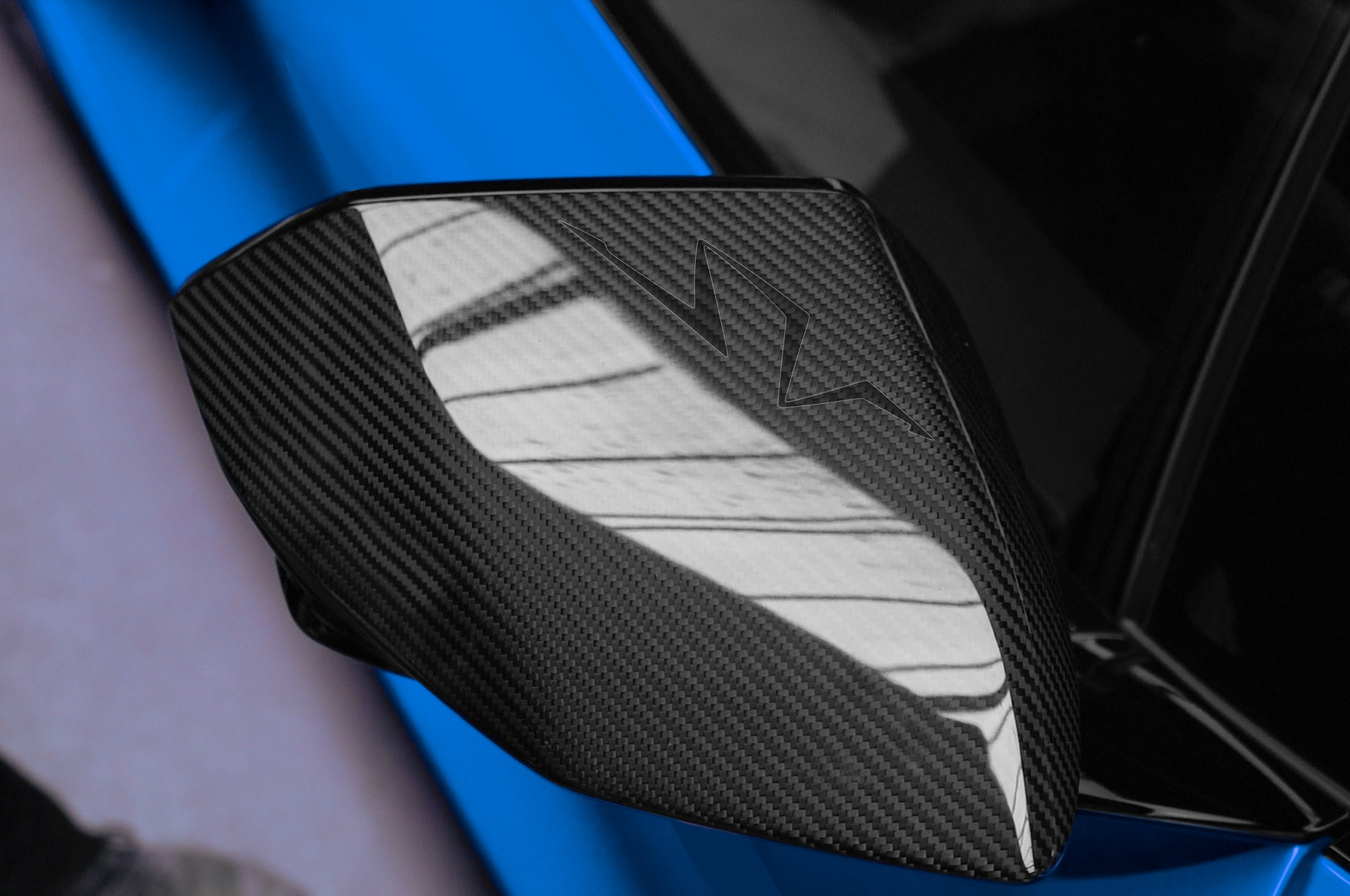 Lamborghini Revuelto Carbon Fiber Side Mirrors