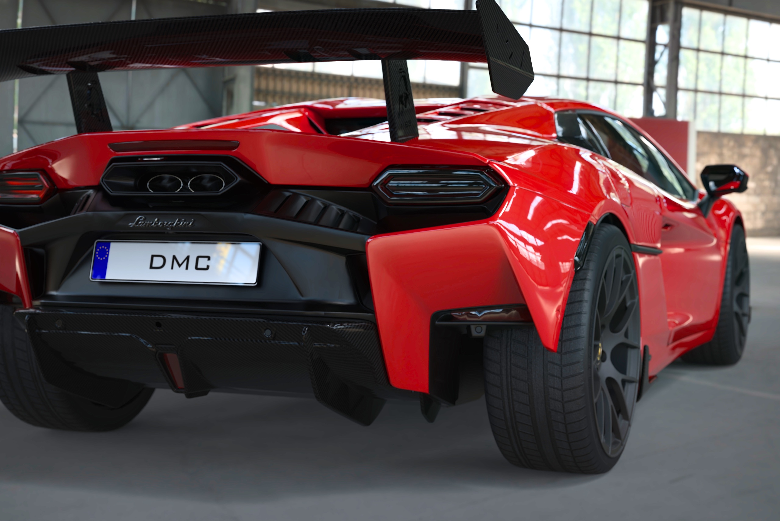Lamborghini Temerario STO Carbon Fiber Rear Diffuser