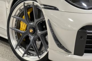 Porsche 992 Turbo S Carbon Fiber Front Bumper Carnards