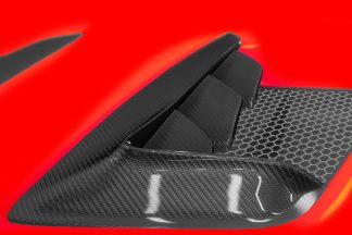 Porsche 992 GT3RS Carbon Fiber Hood Inserts Air Vents