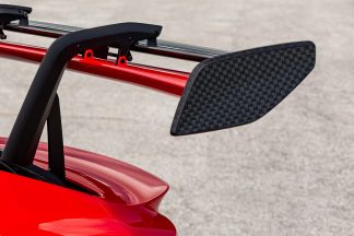 DMC Porsche 992 GT3RS Carbon Fiber Rear Wing Spoiler Side Plate Covers