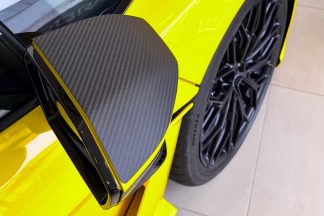 Lamborghini Revuelto Carbon Fiber Side Mirror Caps