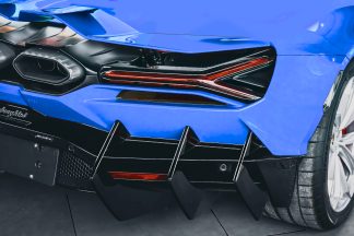 Lamborghini Revuelto Rear Diffuser Carbon Fiber Fins