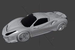 Ferrari 488 Pista Spider Wing Spoiler Carbon Fiber EVO