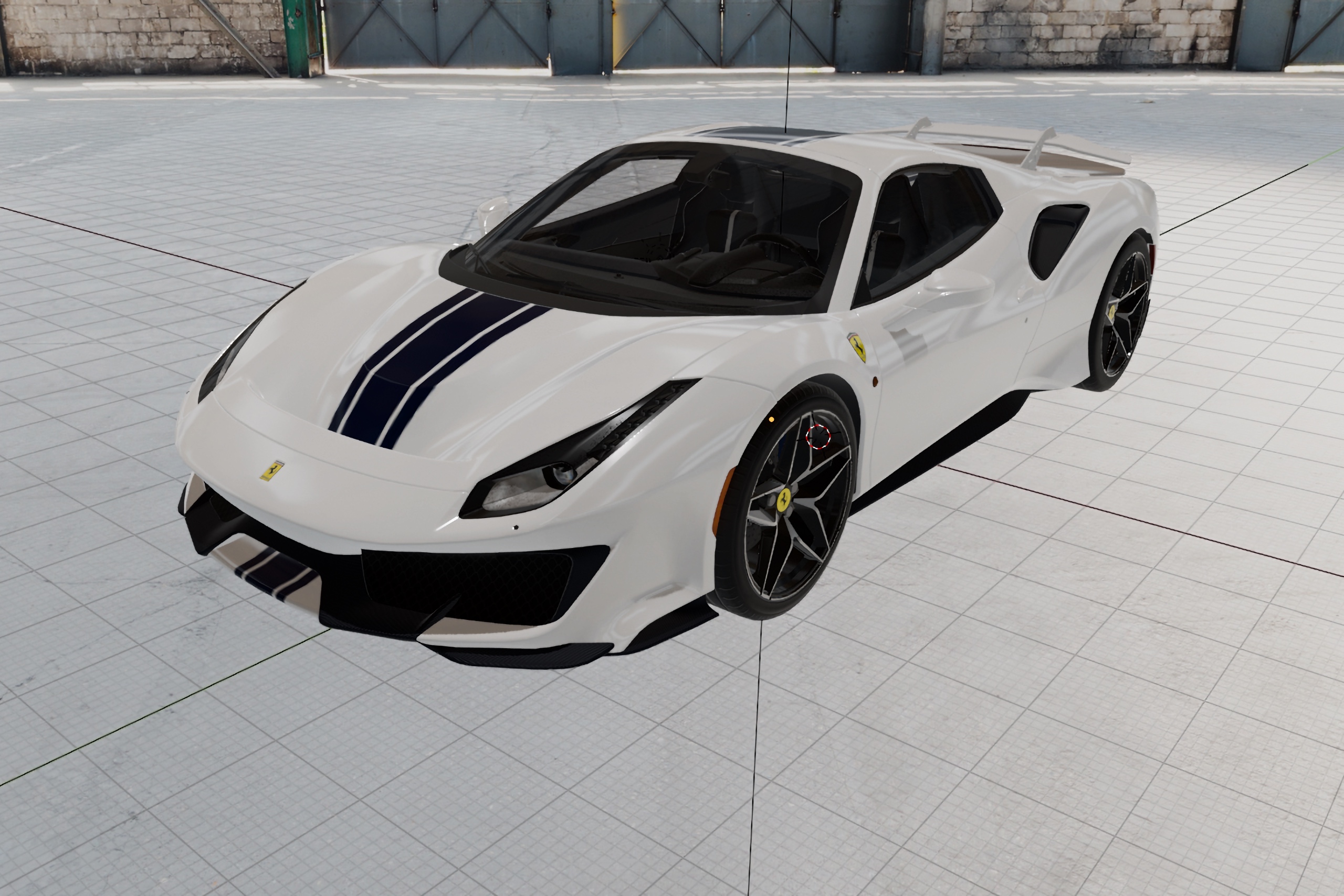 Ferrari 488 Pista Spider Wing Spoiler Carbon Fiber EVO