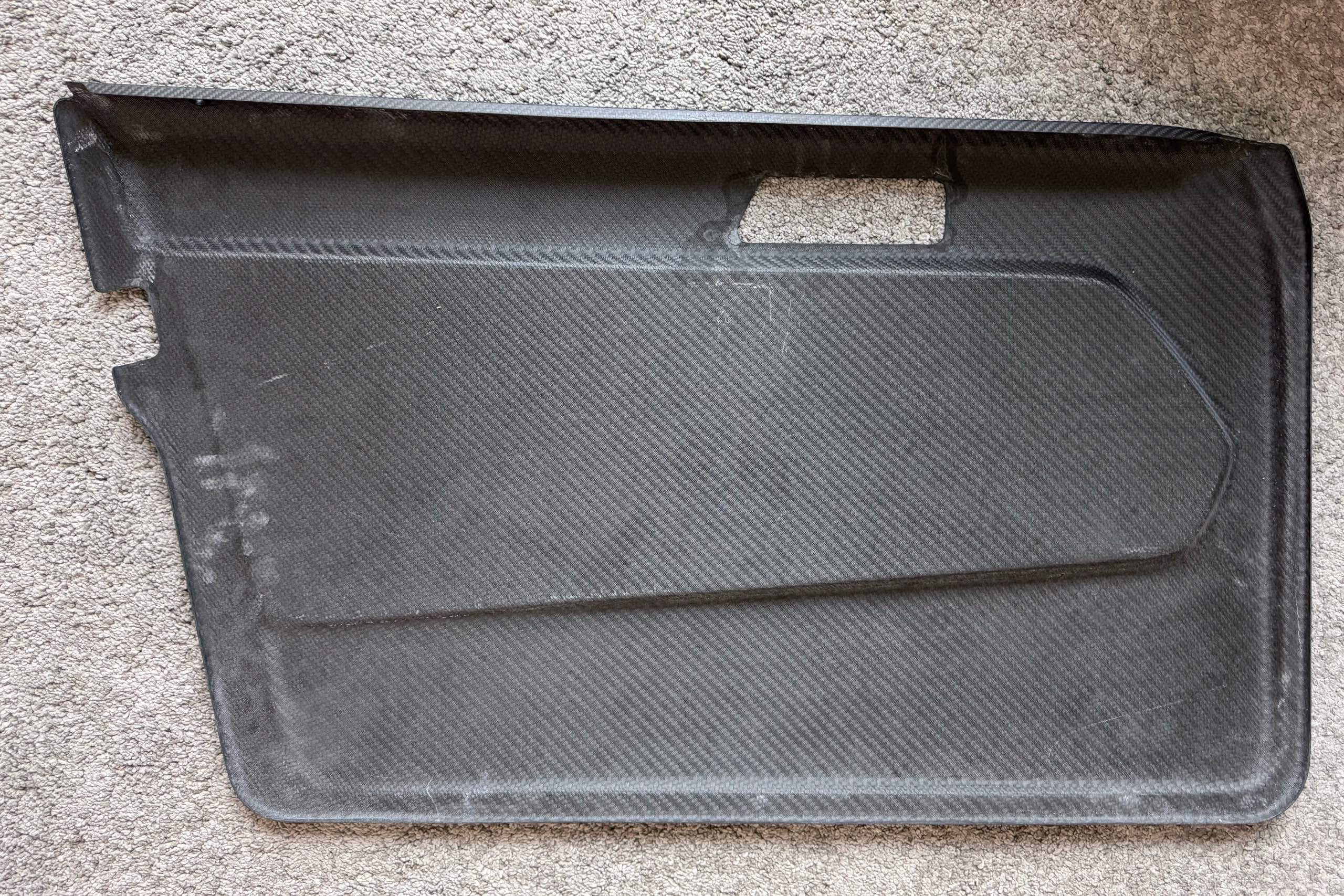 DMC carbon fiber interior door panels for Mercedes-Benz 190E AMG Evolution