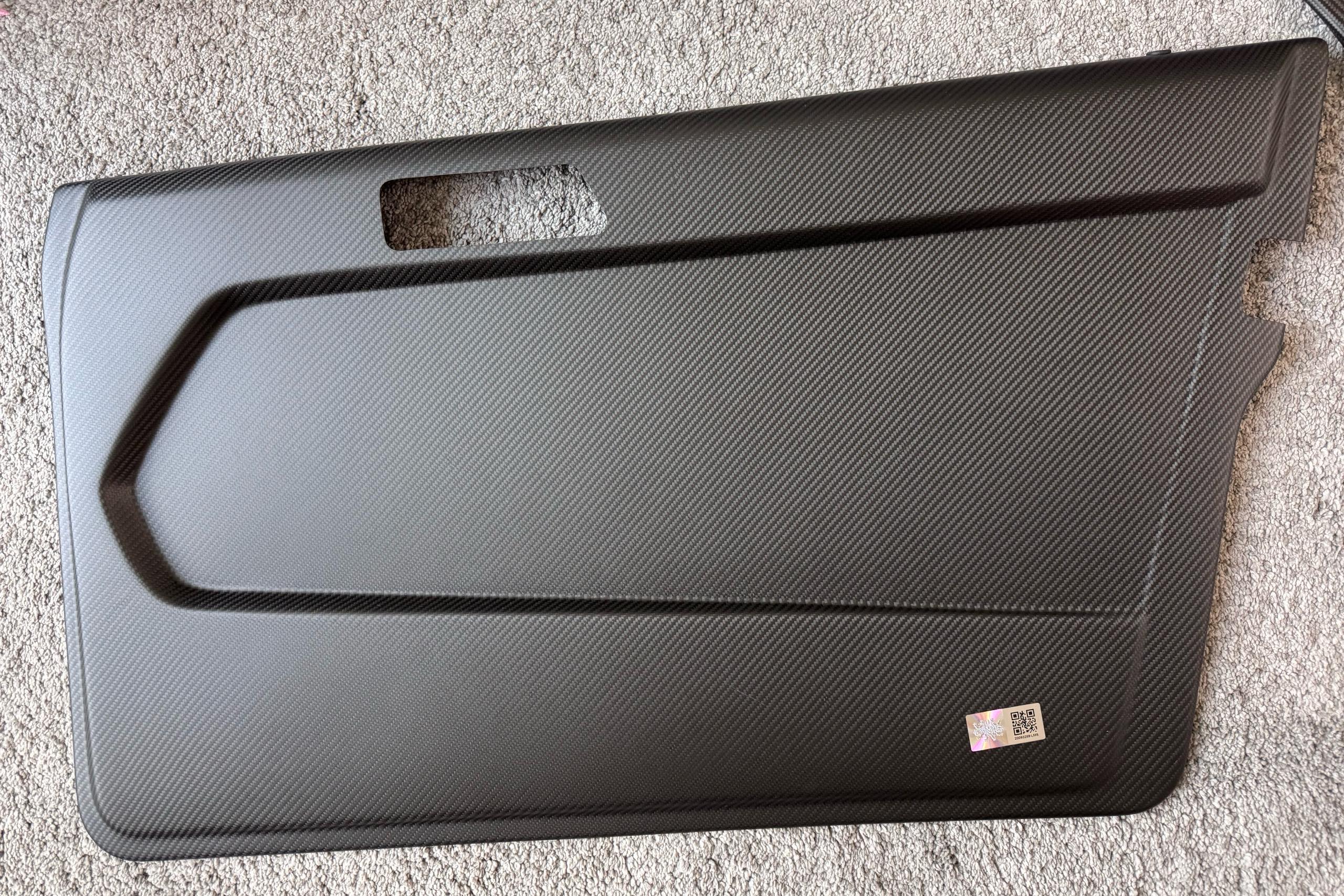 DMC carbon fiber interior door panels for Mercedes-Benz 190E AMG Evolution