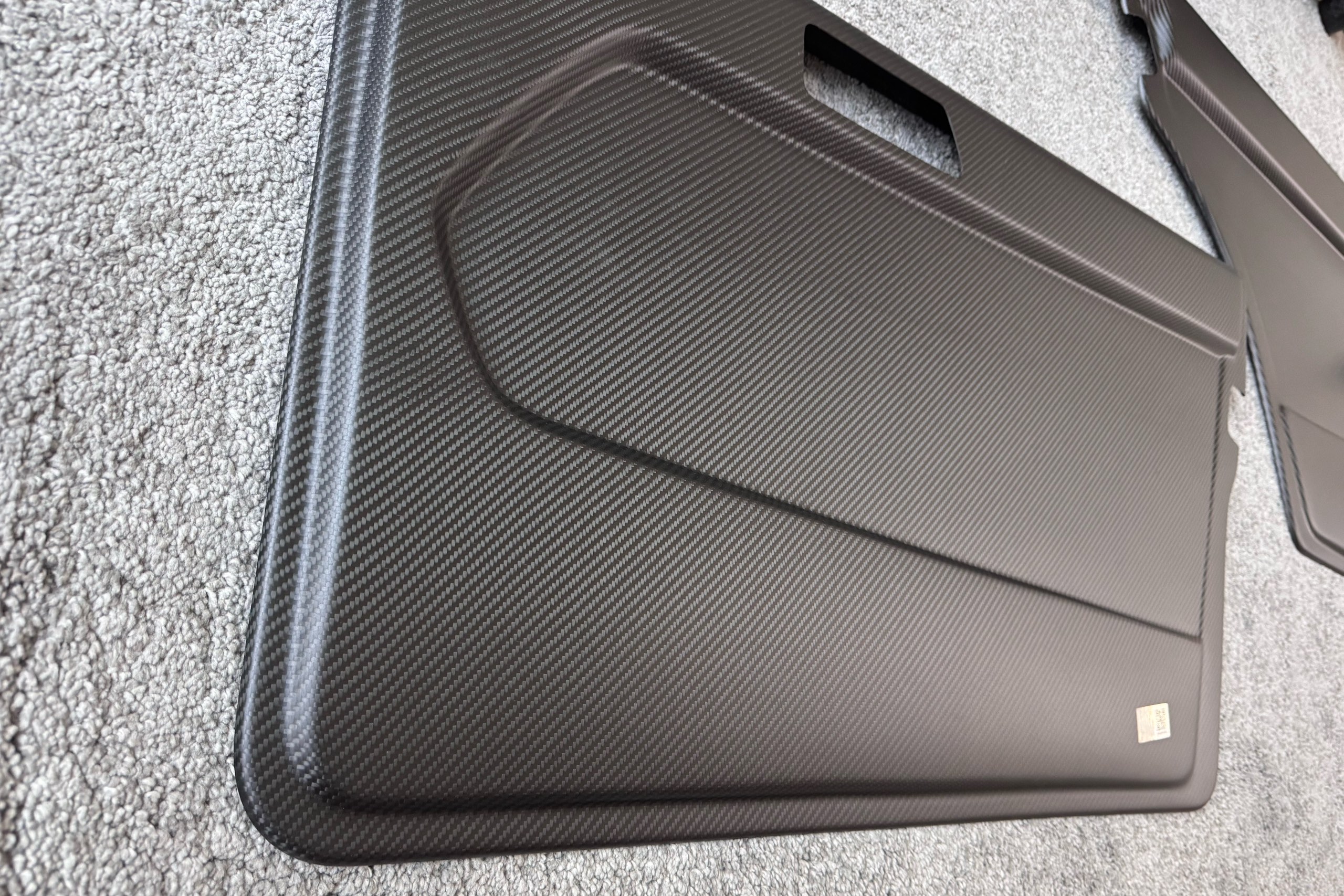 DMC carbon fiber interior door panels for Mercedes-Benz 190E AMG Evolution