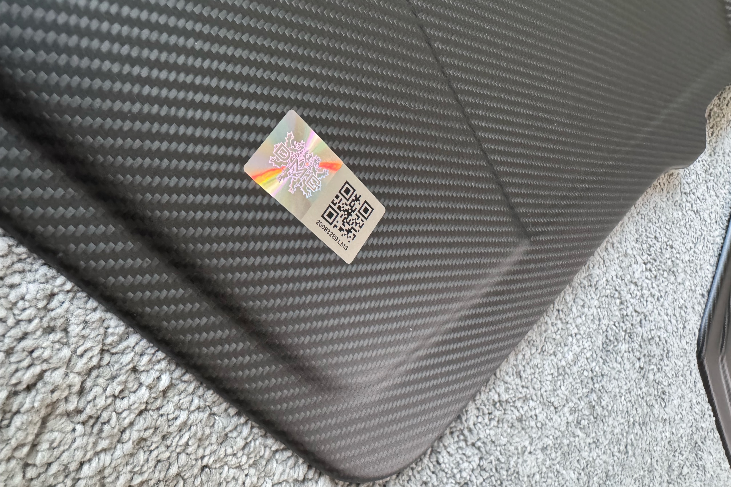 DMC carbon fiber interior door panels for Mercedes-Benz 190E AMG Evolution