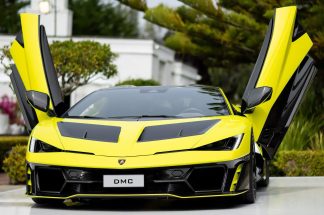 DMC Lamborghini Revuelto Carbon Fiber Fenomeno Front Bumper and Hood Front Side