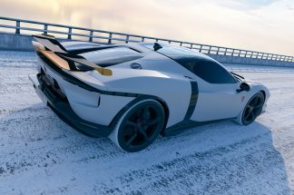 Ferrari 849 Testarossa Aerodynamic Package by DMC: Carbon Fiber XX Rear Wing and Duck Center Spoiler