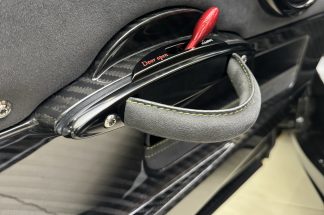 Pagani Huayra Carbon Fiber Door Leather Strap Lever