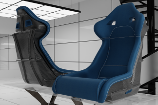 Ferrari F40 Carbon Fiber Euro Seats with custom Leather Specs