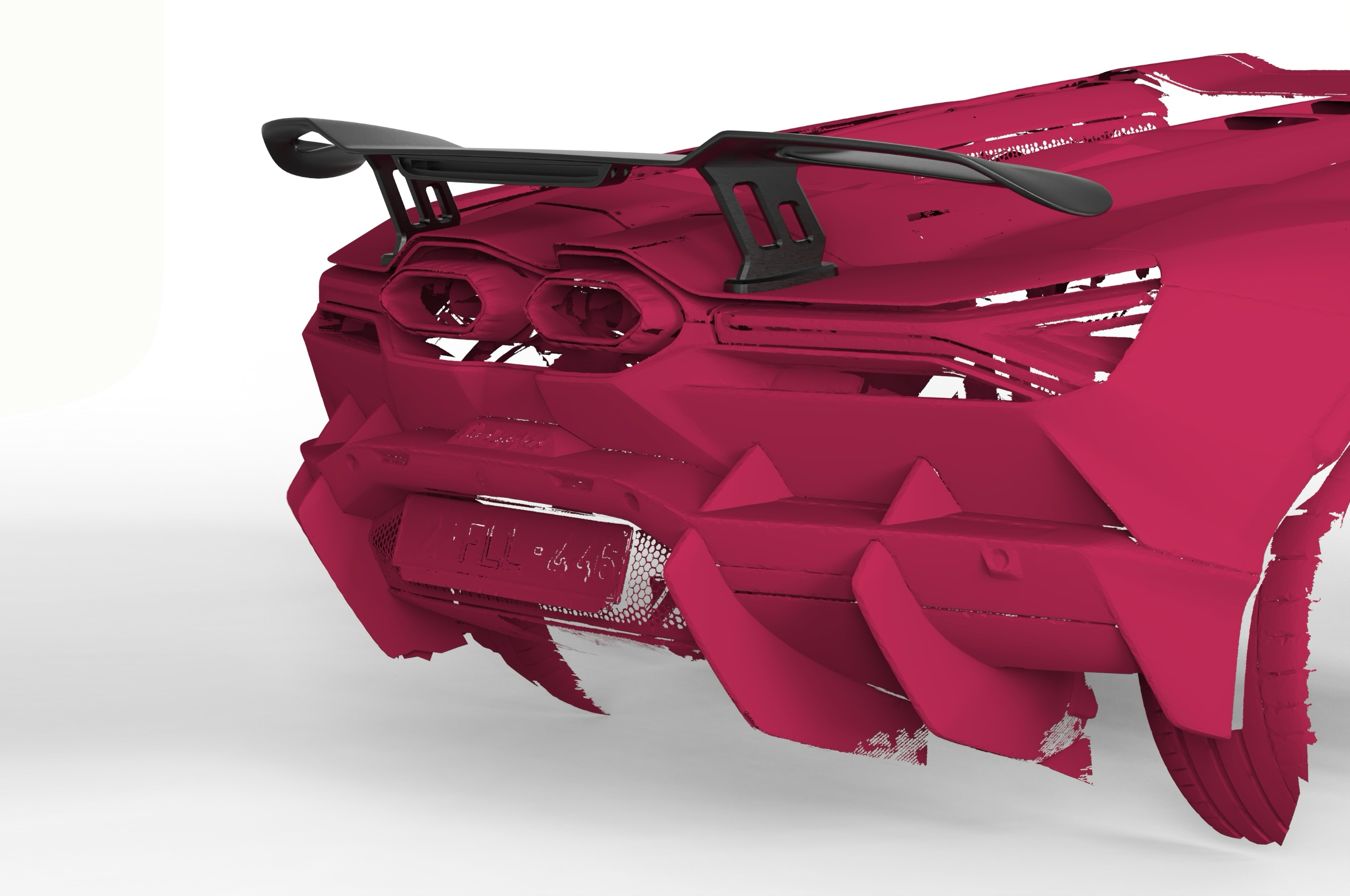 Lamborghini Revuelto SV Carbon FIber Rear Wing Spoiler Superveloce