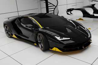 Lamborghini Centenario Body Kit Facelift package made from Carbon Fiber for the Aventador