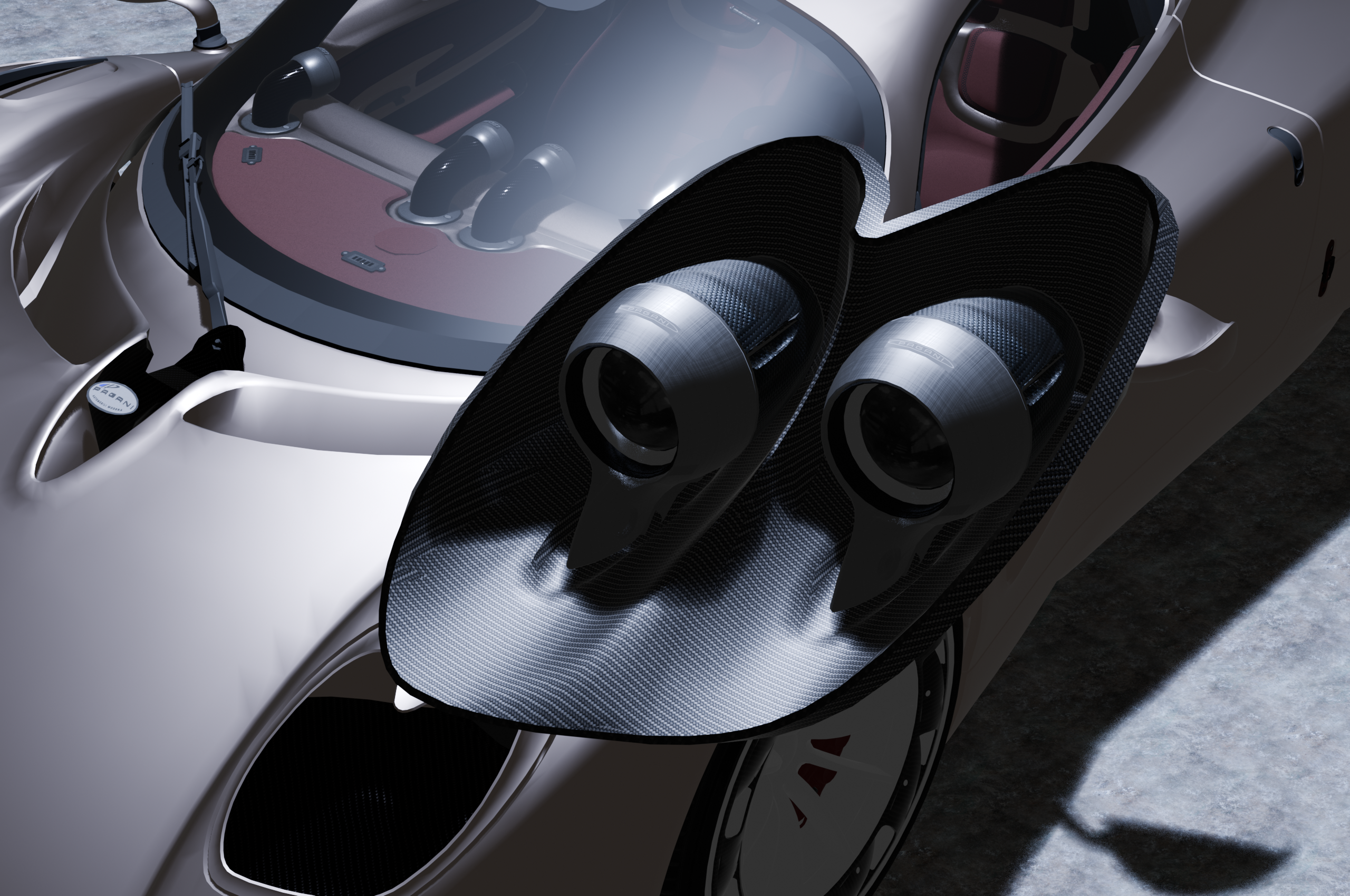 Pagani Utopia Custom Headlights