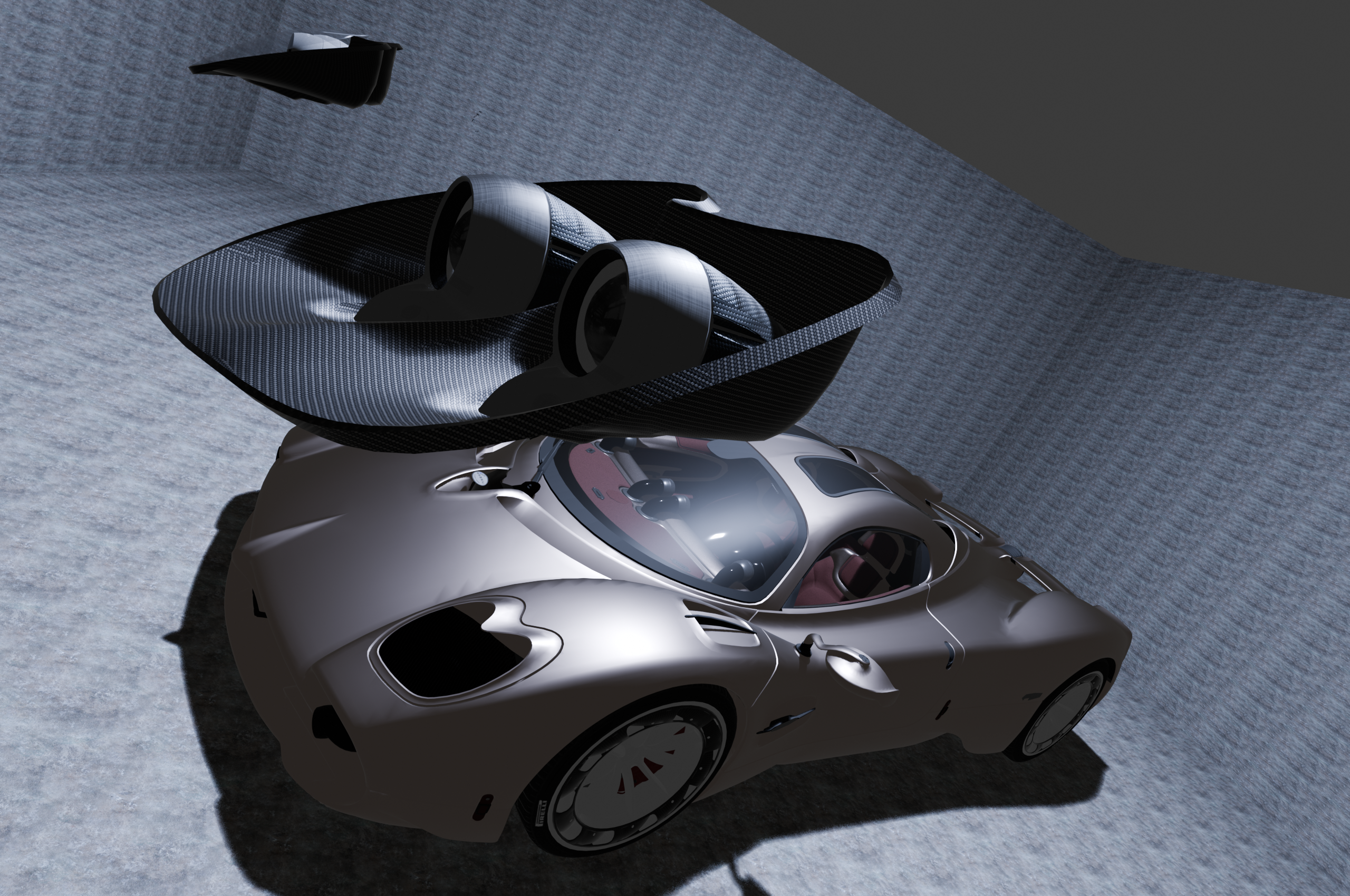Pagani Utopia Custom Headlights