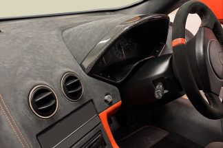 Lamborghini Murcielago LP640 and LP670 Carbon Fiber Dashboard with Speedometer Cover customized with Alcantara or Italian leather with stitching