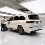 DMC Maybach GLS 600 Carbon Fiber Rear Side View
