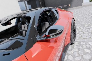 Ferrari 12 Cilindri Carbon Fiber Side Mirror Caps