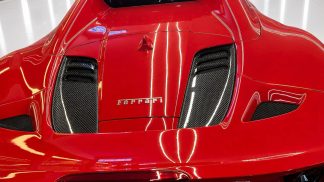 Ferrari F8 Carbon Fiber Engine Bonnet Vents Panels